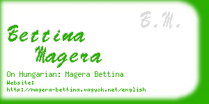 bettina magera business card
